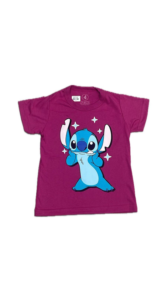 CAMISETA PERSONAGEM STITCH - MENINA