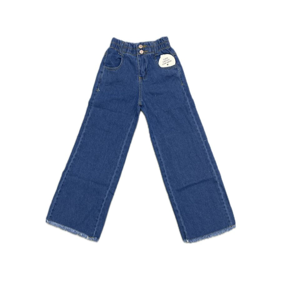 CALÇA JEANS MOM INFANTIL - MENINA
