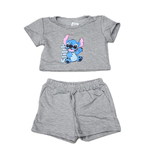 CONJUNTO PERSONAGEM STITCH - MENINA