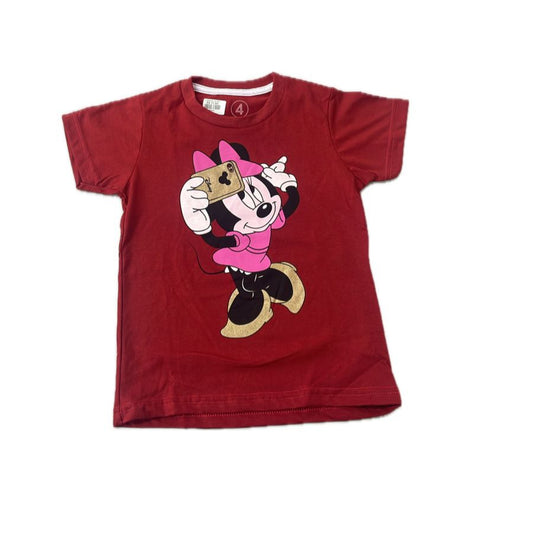 CAMISETA PERSONAGEM MINNEI - MENINA
