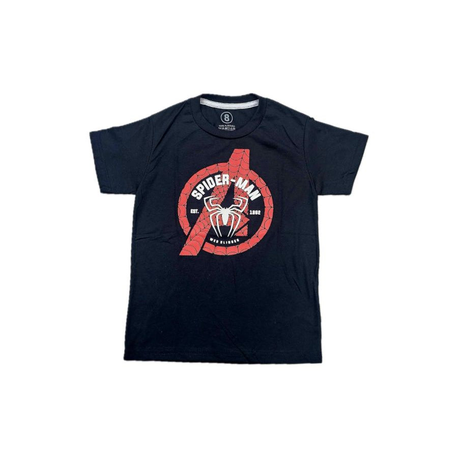 Camiseta manga curta do homem aranha