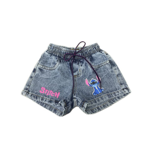 SHORT JEANS STITCH INFANTIL - MENINA