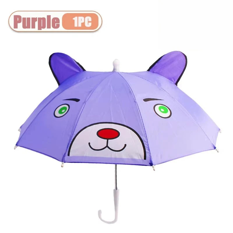 Guarda-Chuva Infantil com Orelhinhas de Animais – Proteção UV, Leve e Divertido | Presente para Meninos e Meninas
