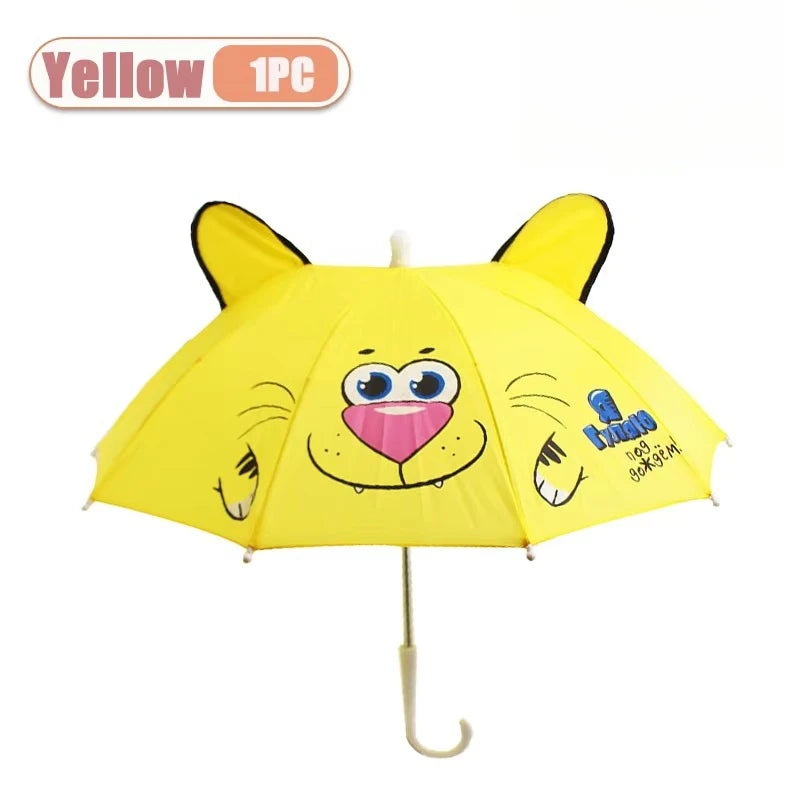 Guarda-Chuva Infantil com Orelhinhas de Animais – Proteção UV, Leve e Divertido | Presente para Meninos e Meninas