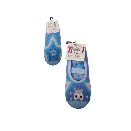 MEIA DE PILATES INFANTIL ESTAMPADO - MENINA