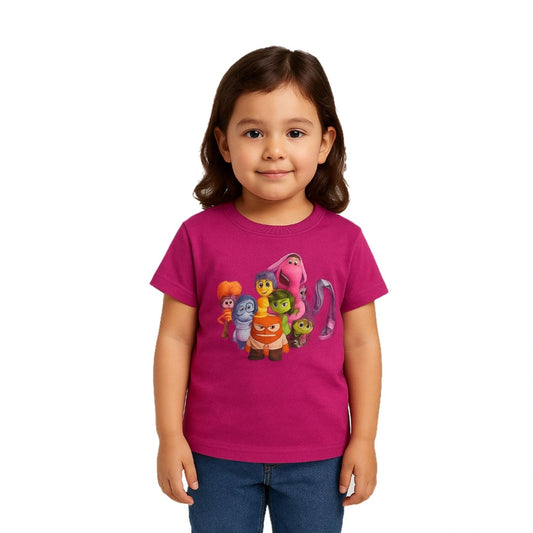 CAMISETA PERSONAGEM DIVERTIDAMENTE - MENINA