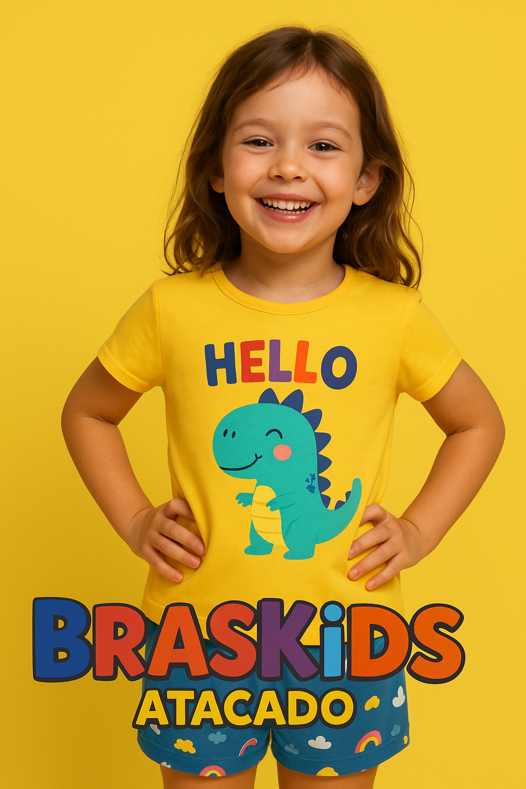 Cores Vibrantes: A Alegria das Roupas Infantis no Verão!