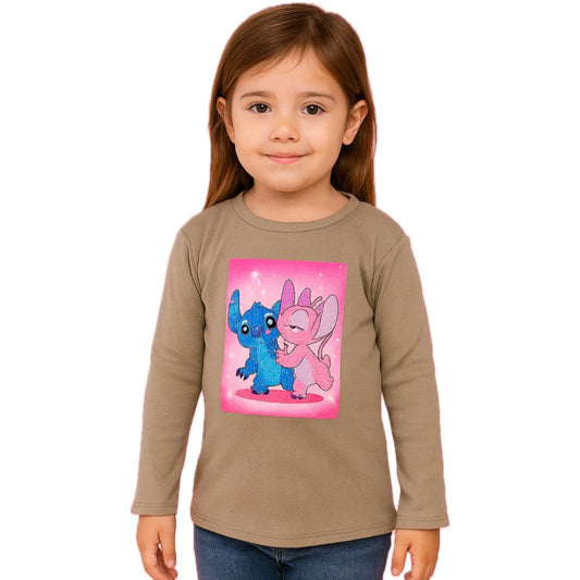 Blusa longa - Stitch