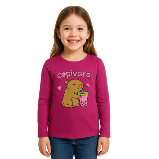 Blusa longa - Capivara