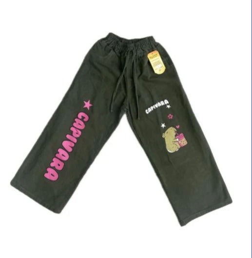 CALÇA JEANS JOGGER PERSONAGEM INFANTIL - MENINA