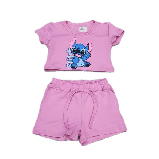 CONJUNTO PERSONAGEM STITCH - MENINA