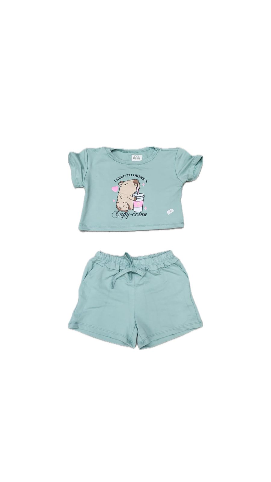 CONJUNTO PERSONAGEM CAPIVARA- MENINA