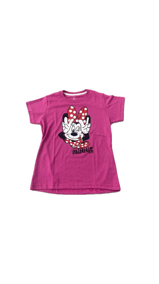 CAMISETA PERSONAGEM MINNEI - MENINA