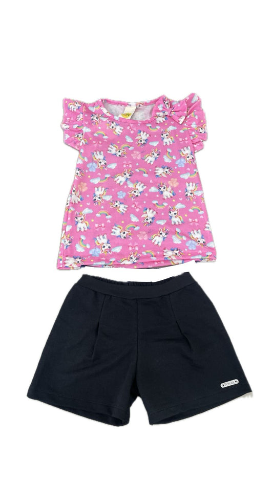 CONJUNTO ESTAMPADO INFANTIL - MENINA