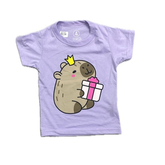 CAMISETA PERSONAGEM CAPIVARA - MENINA