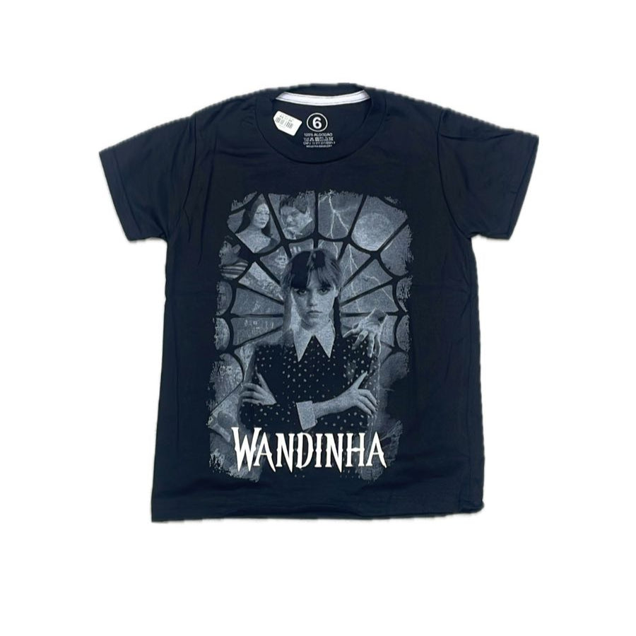 CAMISETA PERSONAGEM WANDINHA- MENINA