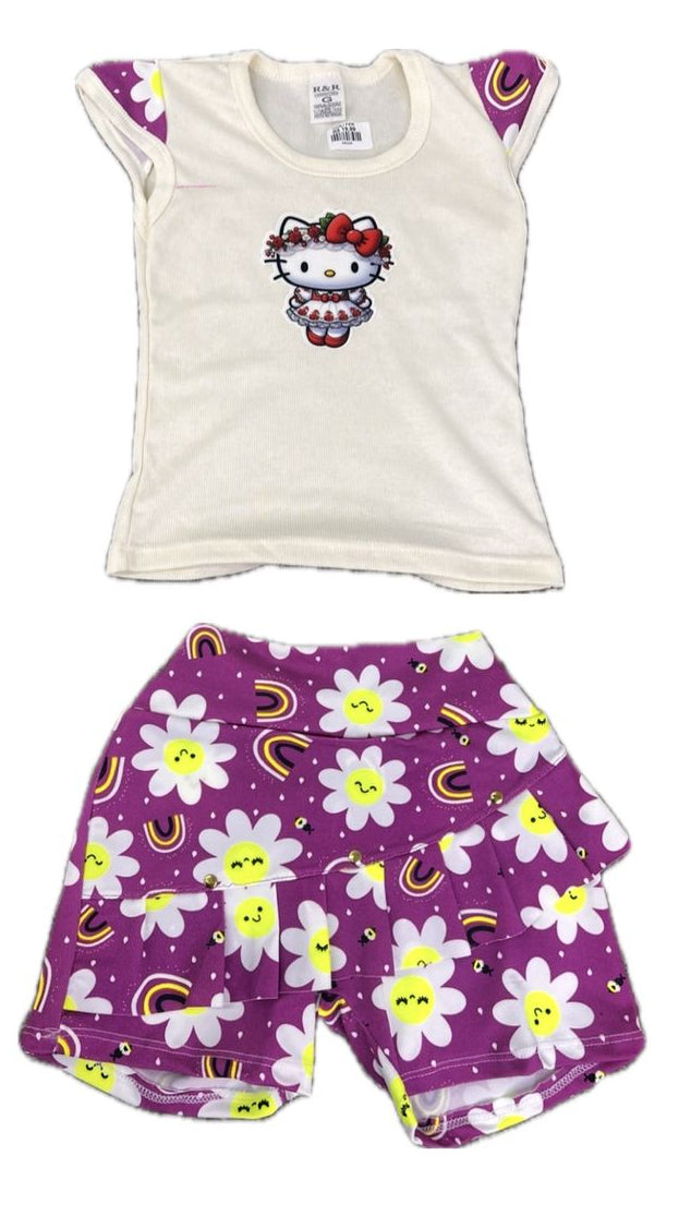 CONJUNTO PERSONAGEM HELLO KITY - MENINA