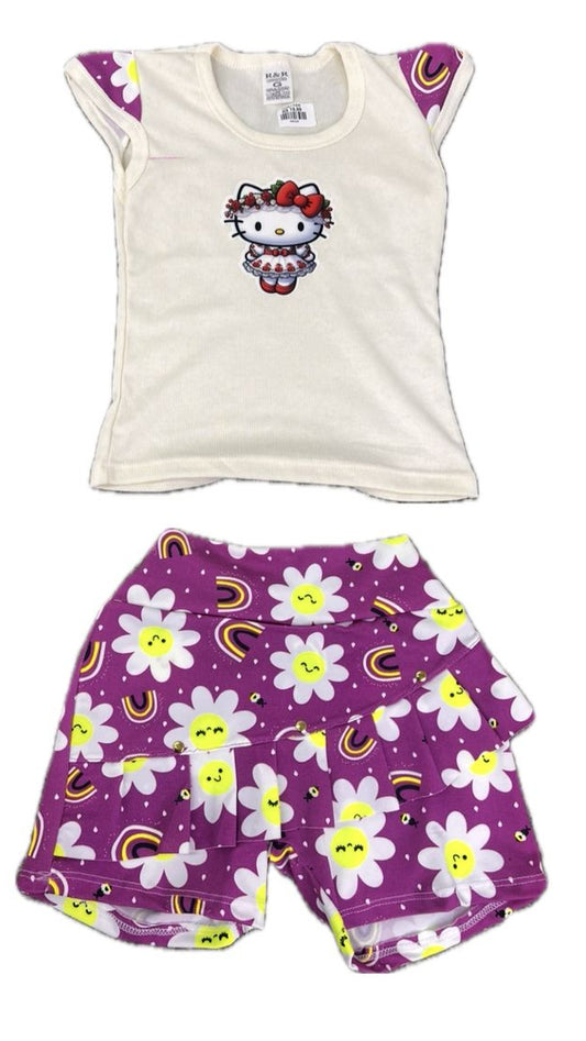 CONJUNTO PERSONAGEM HELLO KITY - MENINA