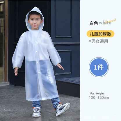 Capa de Chuva Infantil com Estampa de Animais – Impermeável e Dobrável | Unissex