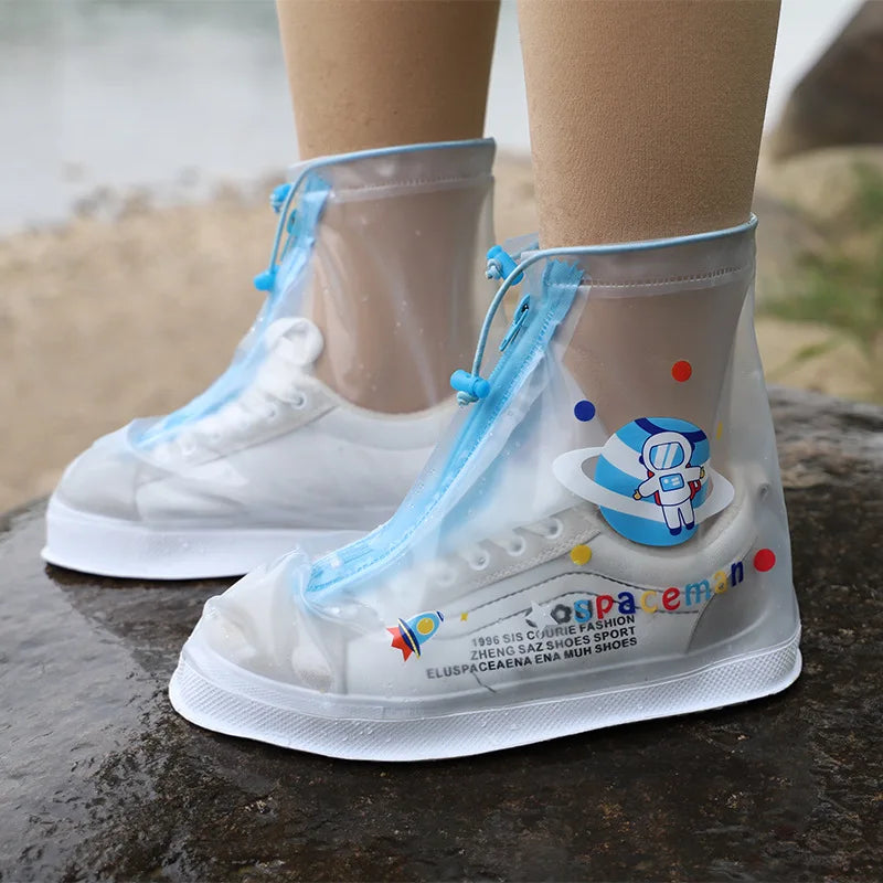 Capa Impermeável para Calçado Infantil – Protetor Reutilizável Antiderrapante | Para Dias de Chuva e Uso Interno/Externo