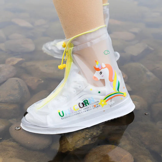 Capa Impermeável para Calçado Infantil – Protetor Reutilizável Antiderrapante | Para Dias de Chuva e Uso Interno/Externo