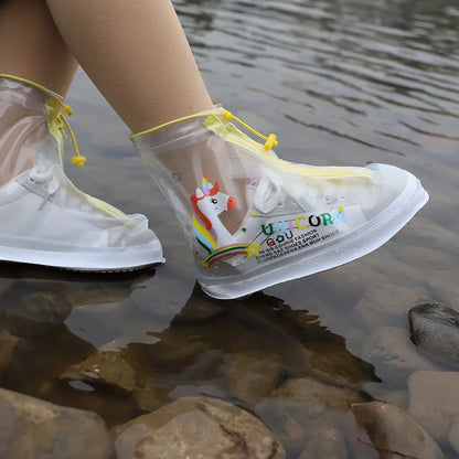 Capa Impermeável para Calçado Infantil – Protetor Reutilizável Antiderrapante | Para Dias de Chuva e Uso Interno/Externo
