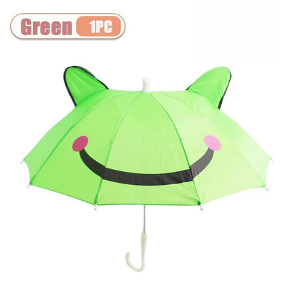 Guarda-Chuva Infantil com Orelhinhas de Animais – Proteção UV, Leve e Divertido | Presente para Meninos e Meninas