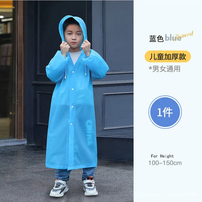 Capa de Chuva Infantil com Estampa de Animais – Impermeável e Dobrável | Unissex