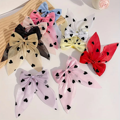 Kit com 10 Presilhas de Cabelo "Love" – Estilo Doce, Não Puxa o Cabelo | Para Meninas de 7 a 13 Anos Marca: NoEnName_Null