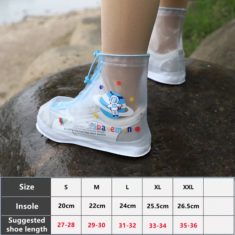 Capa Impermeável para Calçado Infantil – Protetor Reutilizável Antiderrapante | Para Dias de Chuva e Uso Interno/Externo